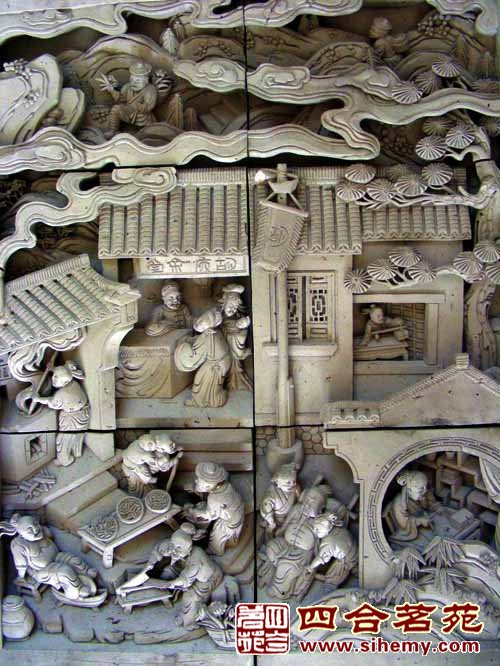 欧式建筑构件; 四合院徽派建筑效果图图片大全;